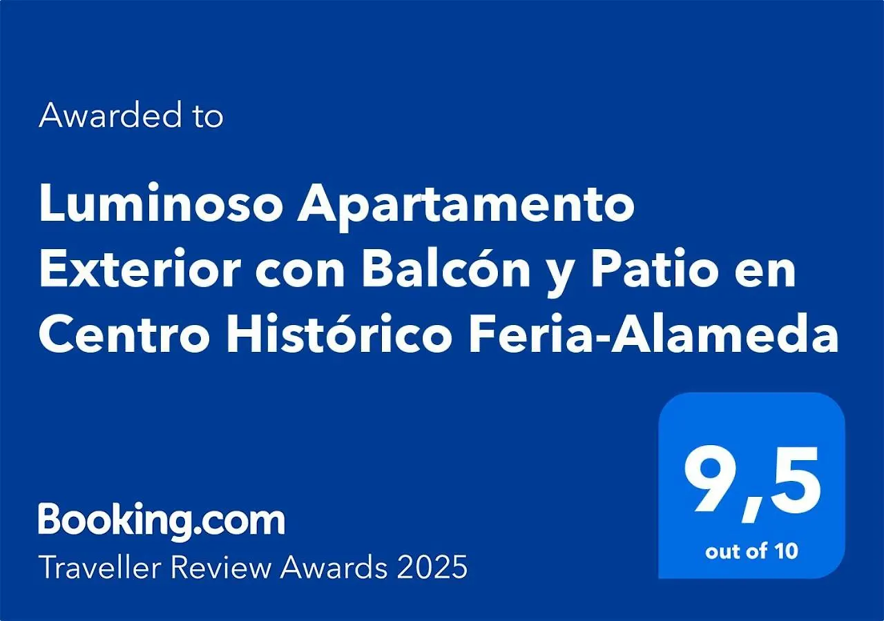 Lägenhet Luminoso Apartamento Exterior Con Balcon Y Patio En Centro Historico Feria-Alameda Sevilla